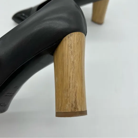 Yves Saint Laurent Wood Block Heels