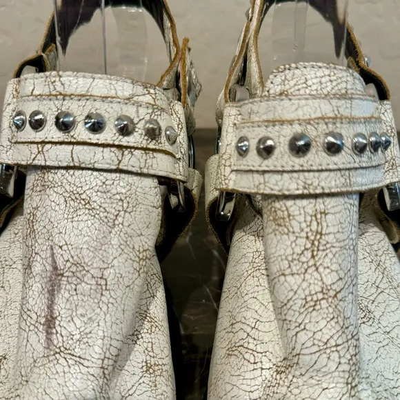 Zadig &amp; Voltaire Leather Cowboy Slingback Mules