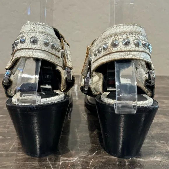 Zadig &amp; Voltaire Leather Cowboy Slingback Mules