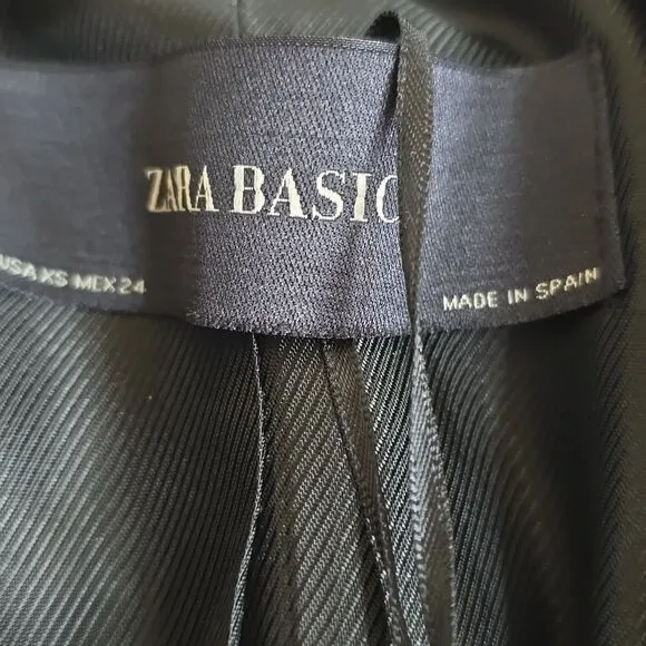 ZARA Festive season TUXEDO BLAZER FESTIVE SEASON made in Spain black