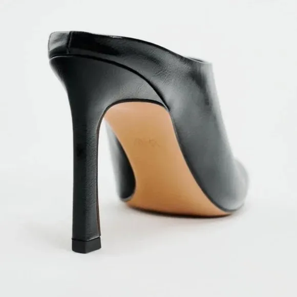 ZARA HIGH HEEL MULES