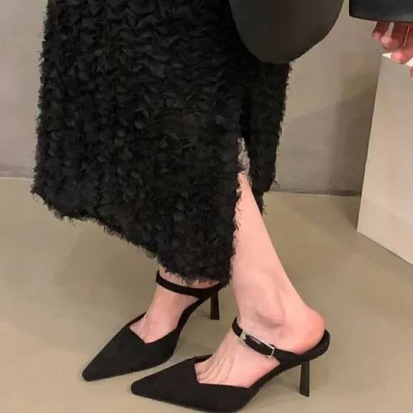 ZARA Open Back Heels NWT