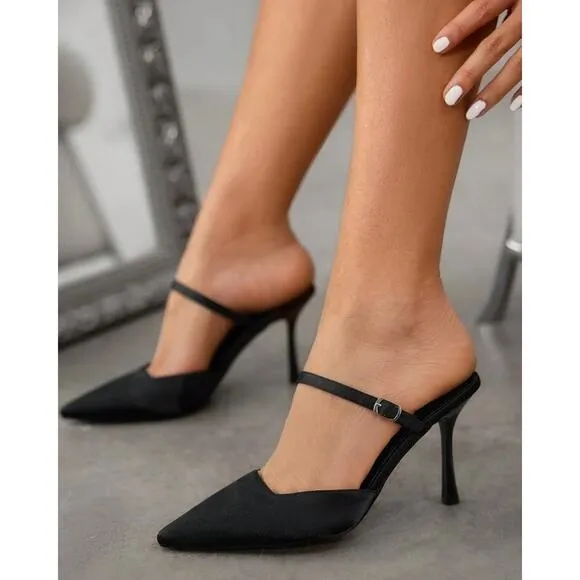ZARA Open Back Heels NWT