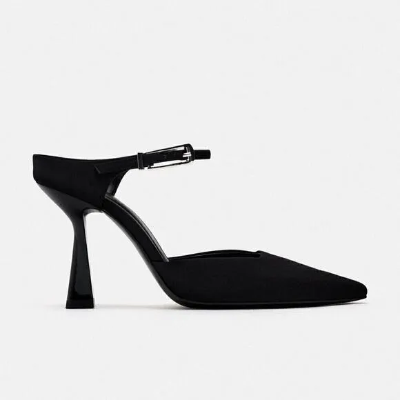 ZARA Open Back Heels NWT