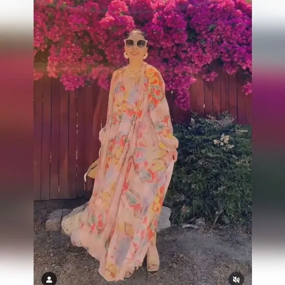 ZARA PRINTED MIDI DRESS ZW COLLECTION