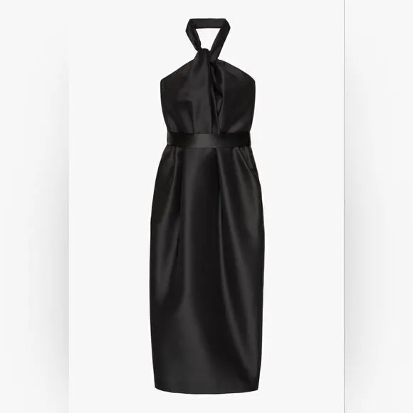 ZARA STUDIO TAFFETA HALTER DRESS LIMITED EDITION