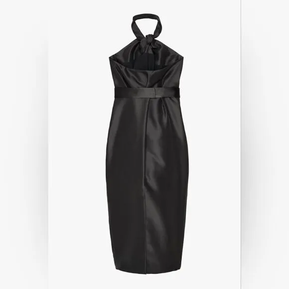ZARA STUDIO TAFFETA HALTER DRESS LIMITED EDITION