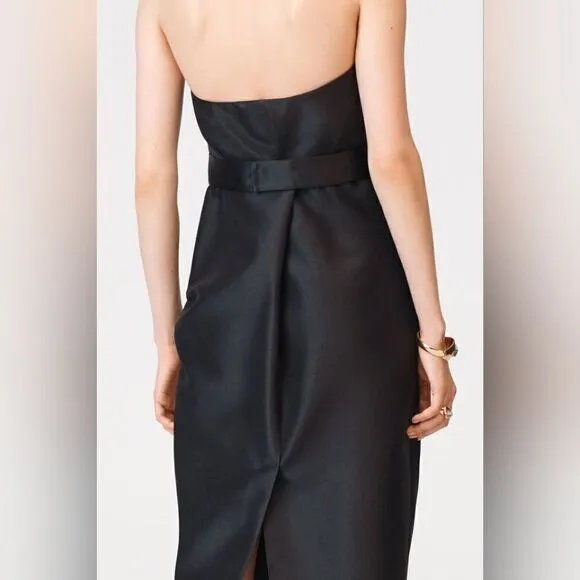 ZARA STUDIO TAFFETA HALTER DRESS LIMITED EDITION